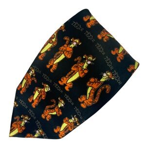 Vintage Pooh Disney Tigger Necktie – Novelty Cartoon Print VTG Winnie the Pooh